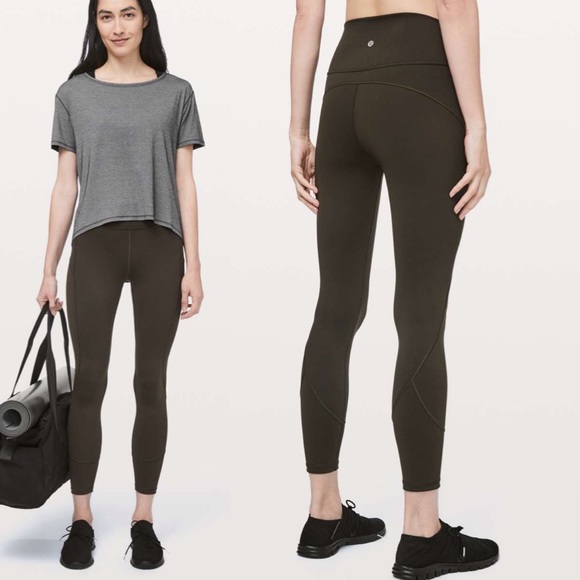 lululemon athletica Pants - Lululemon In Movement 7/8 Tight Everlux 25" Olive